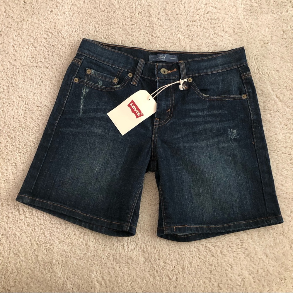 Levi's Women’s Denim Shorts Distressed NWT